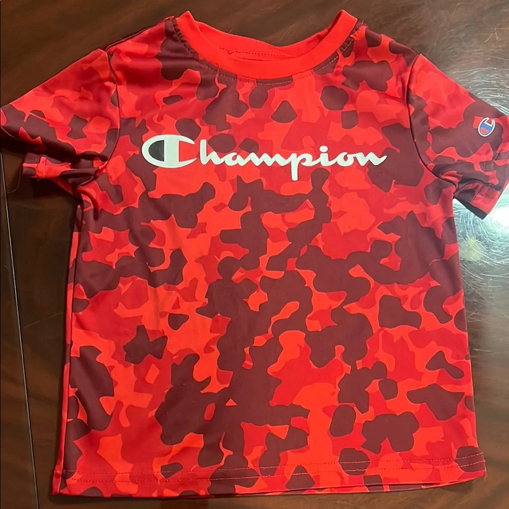 Champion Red and Black Short Sleeve Matching Set - Picture 6 of 7